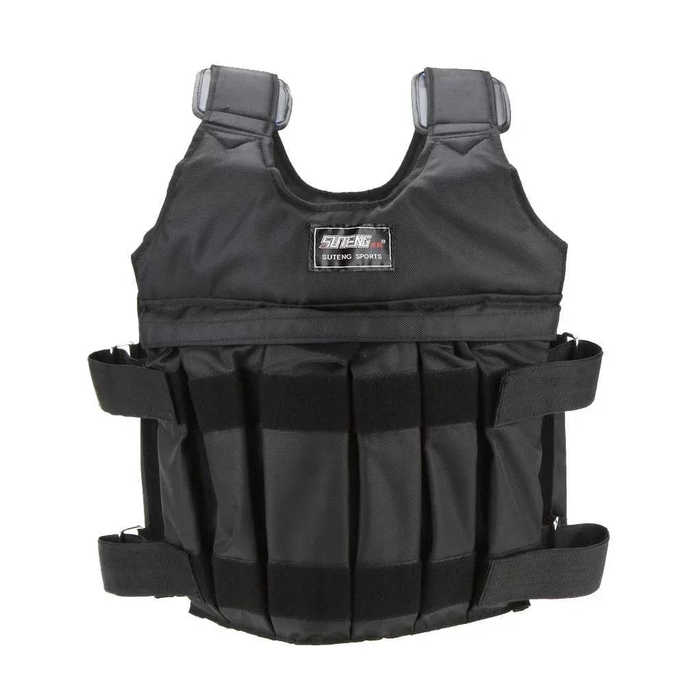 SizeUTENG Invisible Weightloading Sizeand Clothing - Adjustable Weighted Vest for Exercise and Boxing Training, Max Loading 50kg