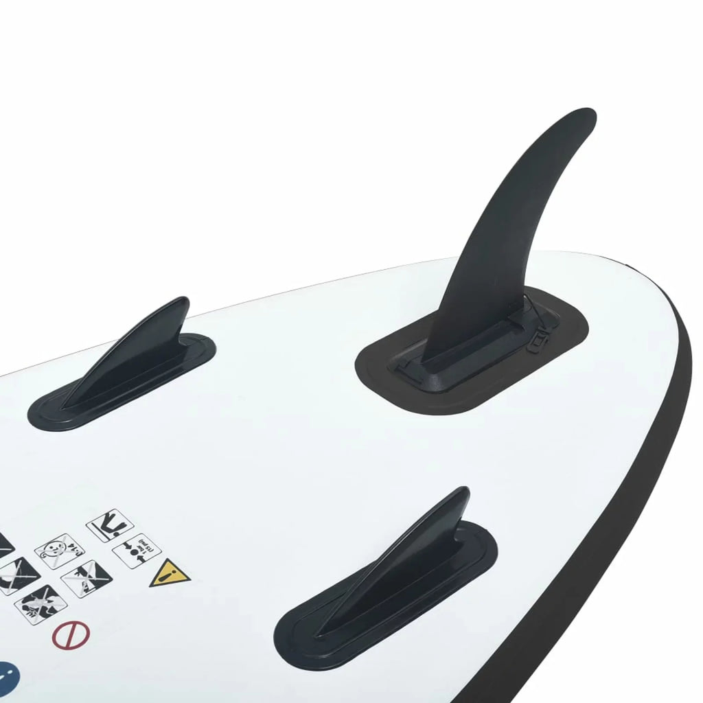 MABOTO Inflatable Paddleboard Sizeet Black and Ivory