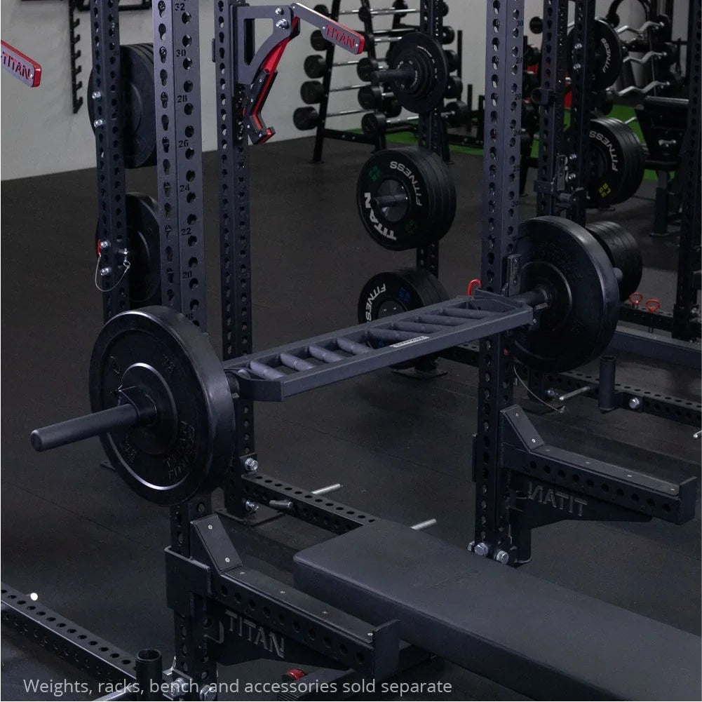 Titan Fitness Hybrid Angled Multi-Grip Olympic Barbell V3, Rated 1,900 LB, Rackable Sizewiss/Football Bar