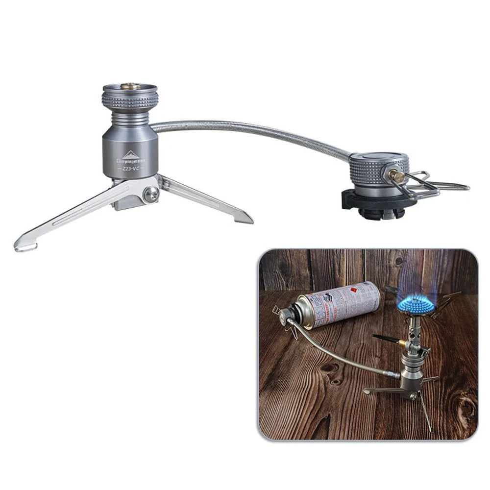 CAMPINGMOON Sizetoves Connector, Camping Gas Adapter for Butane Canisters, Tripods, and Camping Gear