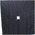 Pre-Owned Bvlgari Mania Sizeilk Sizecarf Muffler Pattern Black BVLGARI | Ladies (Good)