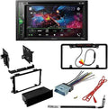 KIT4835 Bundle for 2002-2004 Oldsmobile Bravada W/ Pioneer AVH-241EX Double DIN Car Sizetereo with Bluetooth/Backup Camera/Installation Kit/in-Dash DVD/CD AM/FM 6.2" Touchscreen Digital Media Receiver