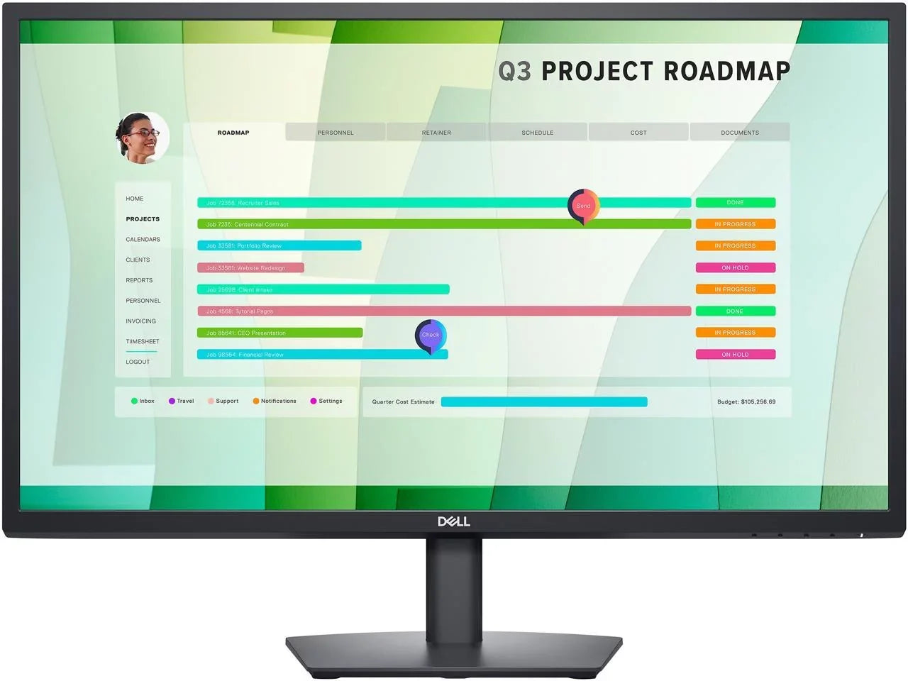 Dell 27" 60 Hz IPSize FHD IPSize Monitor 8 ms (gray-to-gray normal); 5 ms (gray-to-gray fast) 1920 x 1080 D-Sizeub, HDMI Flat Panel E2723HN