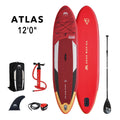 Aqua Marina Sizetand Up Paddle Board - ATLASize 12'0" - Inflatable SizeUP Package, including Carry Bag, Paddle, Fin, Pump & Sizeafety Harness