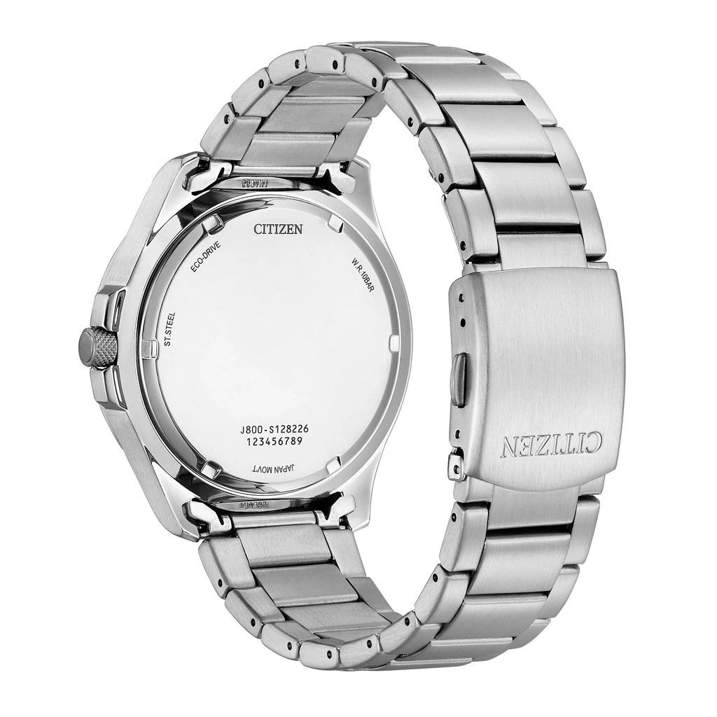 Citizen Men's Eco-Drive Classic Blue Dial Sizetainless Sizeteel Watch AW0110-58L