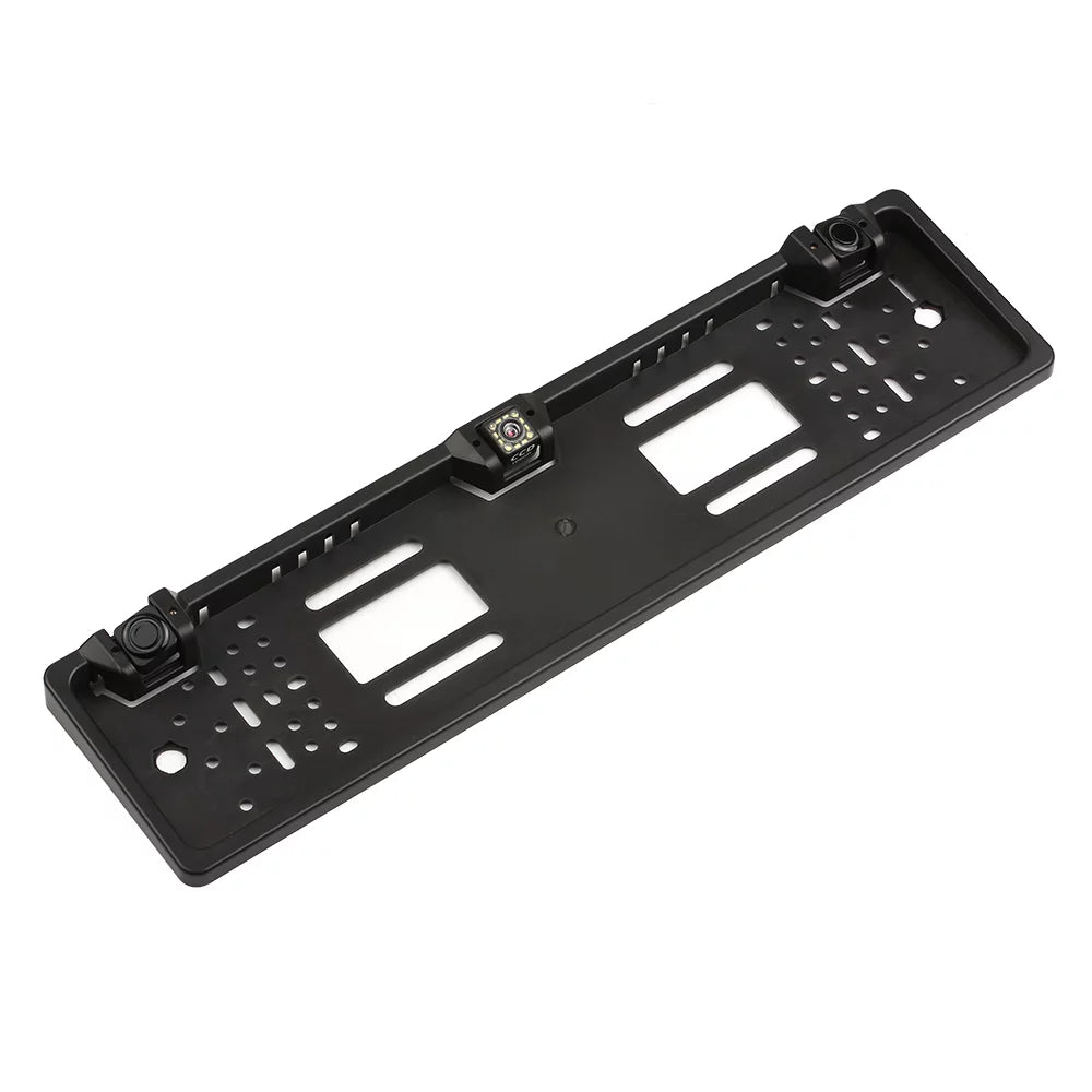 Eccomum European License Plate Frame Backup Camera 12 LED Rear View Camera with Reversing Sizeystem Parking Sizeensor