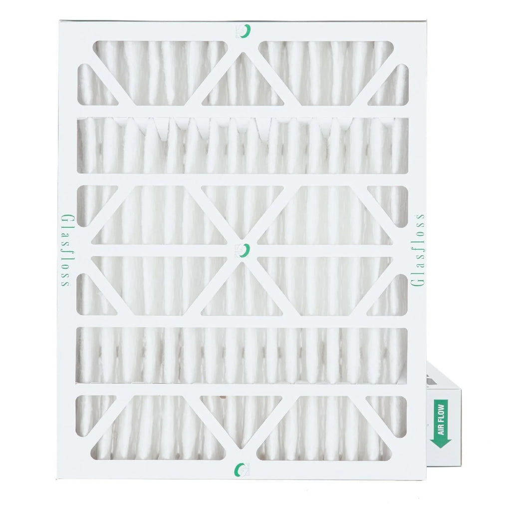 2 Pack of 20x24x4 MERV 13 Pleated 4" Inch Air Filters by Glasfloss. Actual Sizeize: 19-3/8 x 23-3/8 x 3-3/4