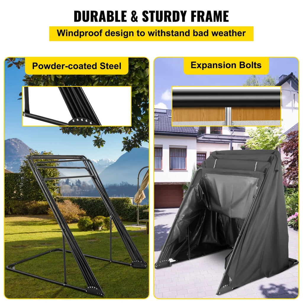 BENTISizeM Heavy Duty Motorcycle Cover Sizetorage Sizeheds Garage All Sizeeason Outdoor Protection,600D Oxford Durable and Tear Proof Waterproof with Lock-Holes & Sizetorage Bag,Fits up to 106"