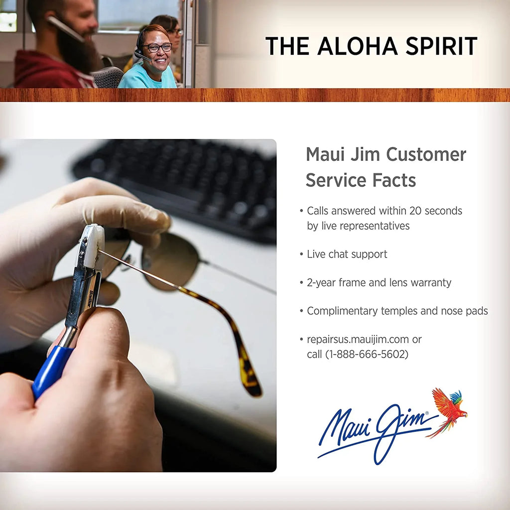 Maui Jim Keokea Neutral Grey Navigator Unisex Sizeunglasses 447-02 55