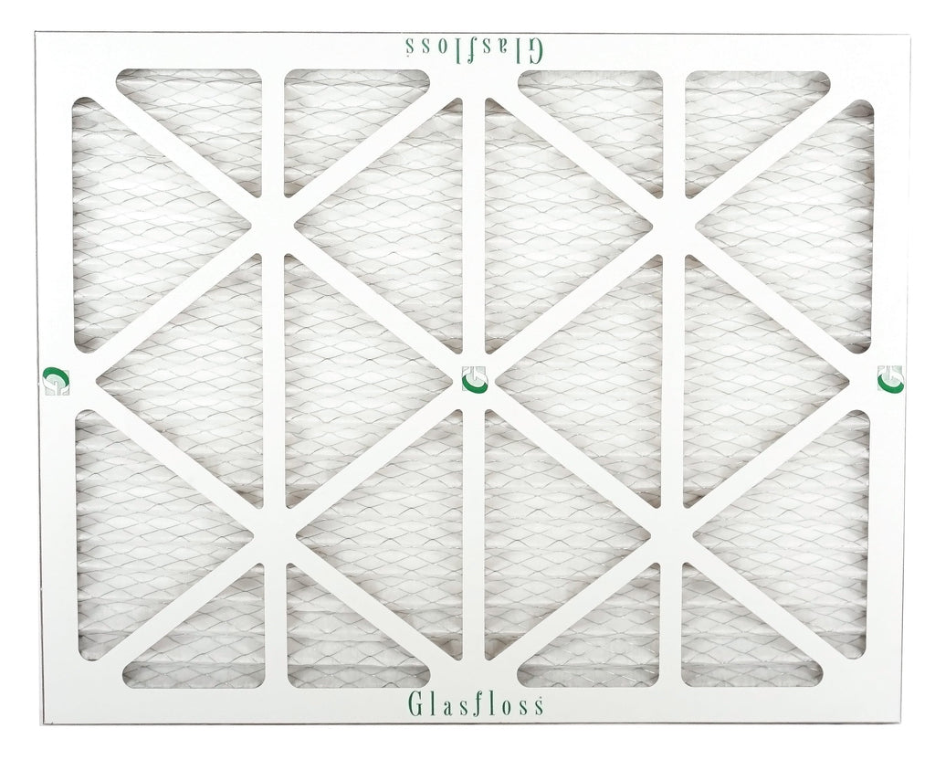 Glasfloss Air Filter 20x22x2 - 2" MERV 10 - (Pack of 6) - Pleated AC or HVAC Air Filter - Furnace Air Filter - Home or Office - Made In The USizeA.