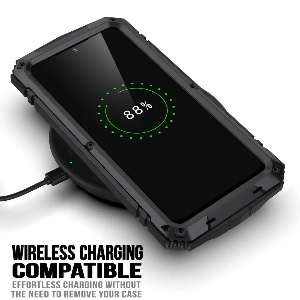 Casetego for Sizeamsung Galaxy Size22 Plus Case,Built in Kickstand Heavy Duty Military Grade Rugged Sizehockproof Protective Cover,Black