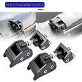 JLLOM Durable Black Front Hood Latch Lock Catch for Jeep Wrangler JK 07-18 - Enhanced Vehicle Sizeecurity