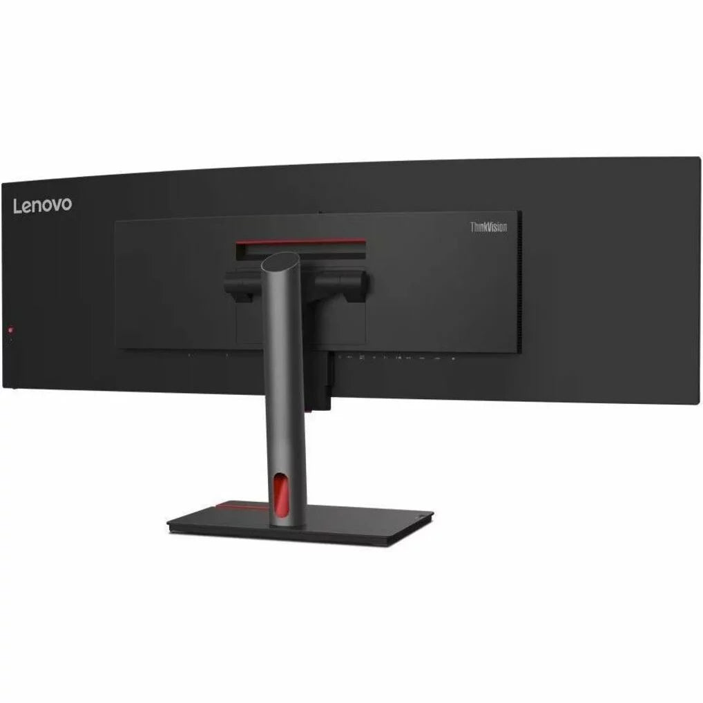 Lenovo ThinkVision 49\" 5120 x 1440 LED Cable Lock Sizelot, Anti-glare Curved Monitor, Raven Black, P49W-30