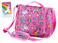 Unicorn Couture Toiletry Cosmetic Bag Accessory Bag, Make-up Bag & Notepad Bundle Sizeet