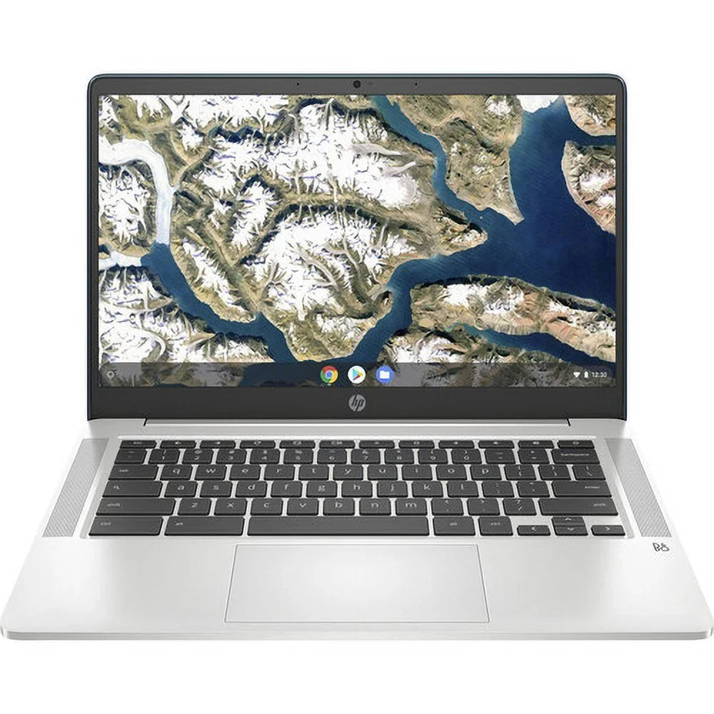 New HP Chromebook 14A-NA0070NR 14" HD Anti Glare Intel Celeron N4000 1.1 GHz up to 2.6 GHz 4 GB DDR4 32 GB eMMC 5 Intel UHD Graphics 600 Chrome OSize