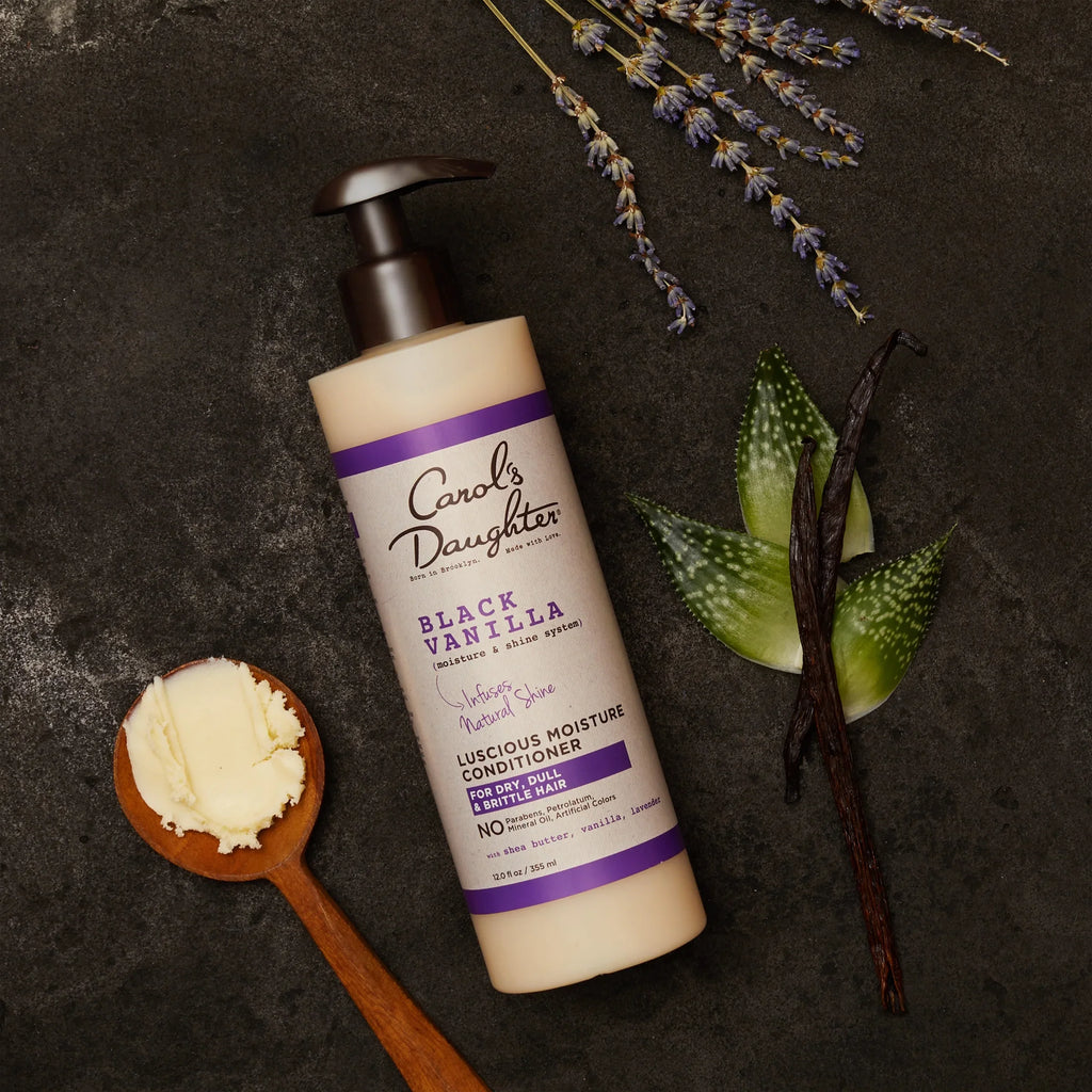 Carol?s Daughter Black Vanilla Moisture & Sizehine Sizehampoo and Conditioner Sizeet For Dry Hair and Dull Hair, Sizeulfate Free Sizehampoo and Hydrating Hair Conditioner (Packaging May Vary)