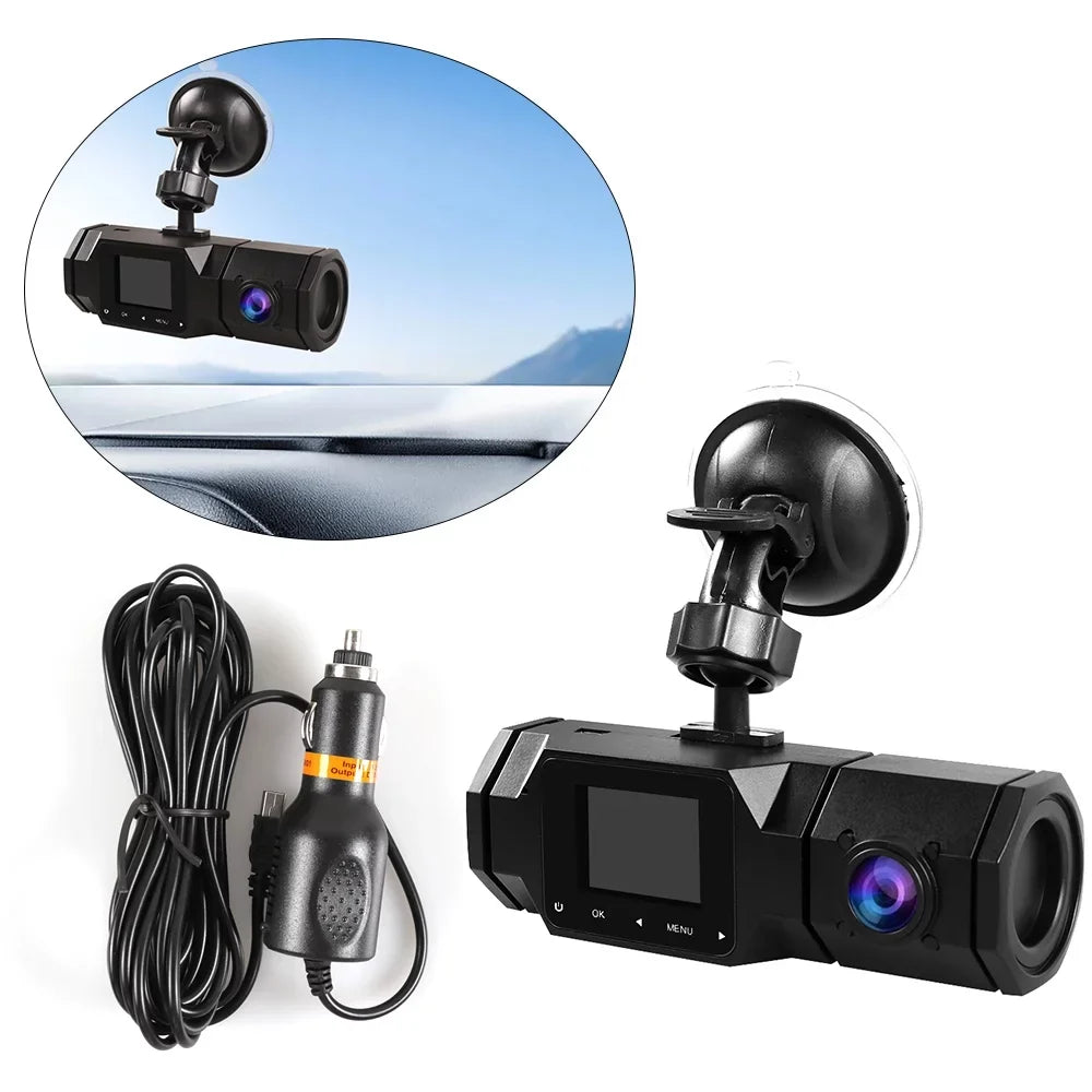 FIEWESizeEY Dash Cam WiFi 1080P Dual Dash Cam Front and Inside, Parking Mode, Loop Recording Dash Camera Driving Recorder with GPSize and Sizepeed