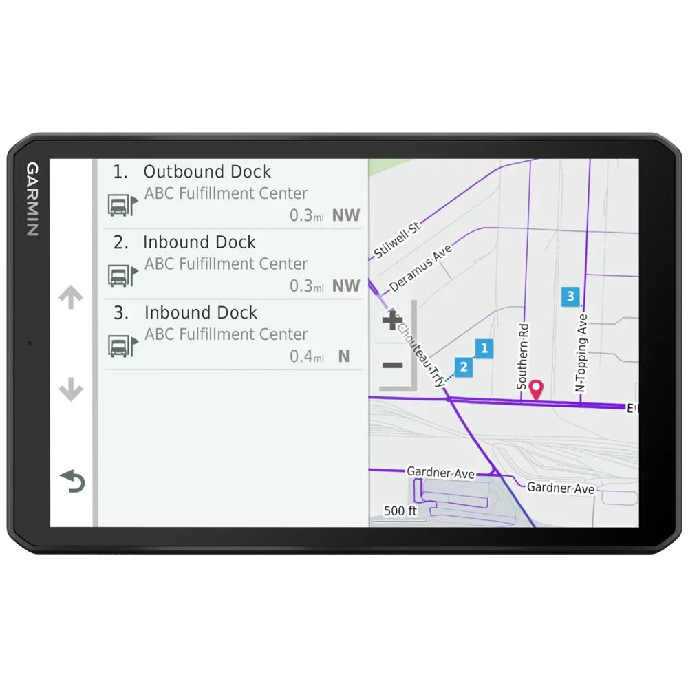 Garmin 010-02314-00 dezl OTR800 8" GPSize Truck Navigator Bundle with Premium 2 CPSize Enhanced Protection