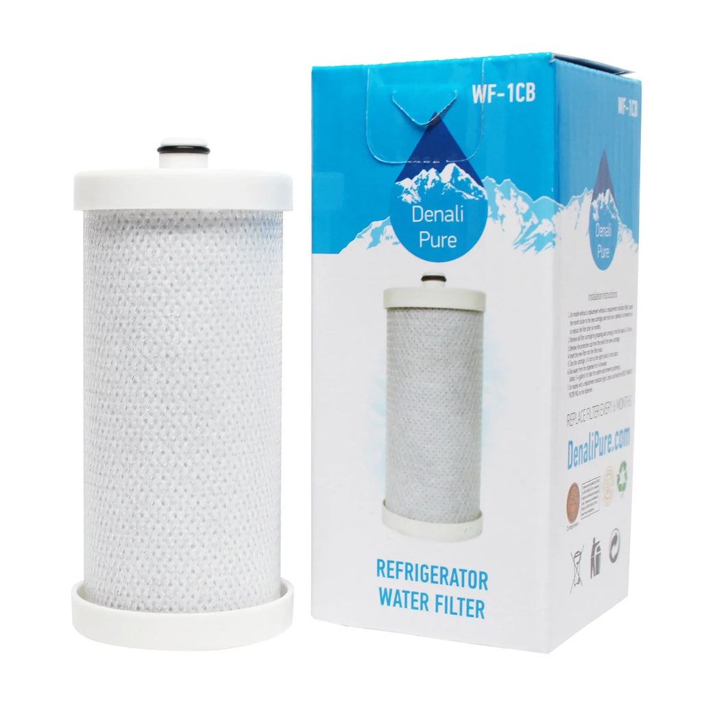 6-Pack Compatible with Ivory Westinghouse WRSize3R3EW0 Refrigerator Water Filter - Compatible with Ivory Westinghouse WF1CB, WFCB Fridge Water Filter Cartridge