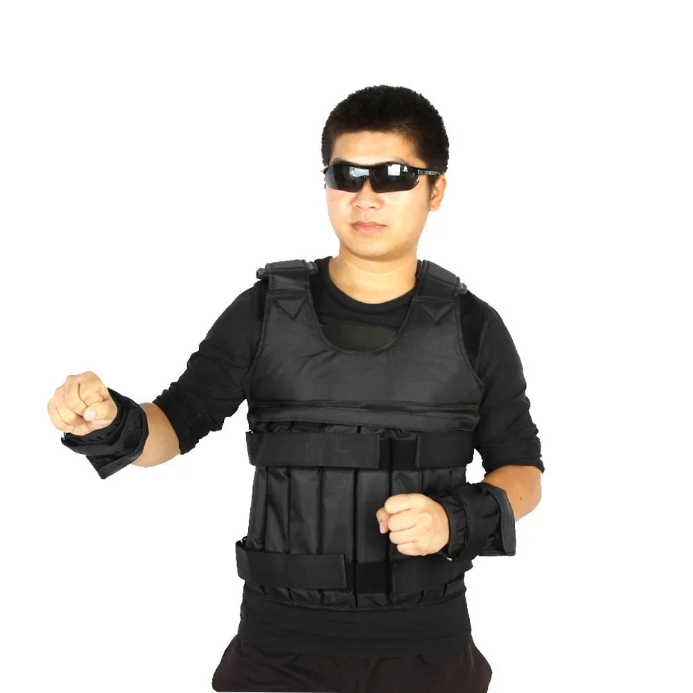 Sizeuten Weighted Vest,(Empty) Vest Waistcoat Invisible Adjustable Vest Waistcoat Max Adjustable Vest JINMIE SizeIUKE Vest Max ZDHF Cl