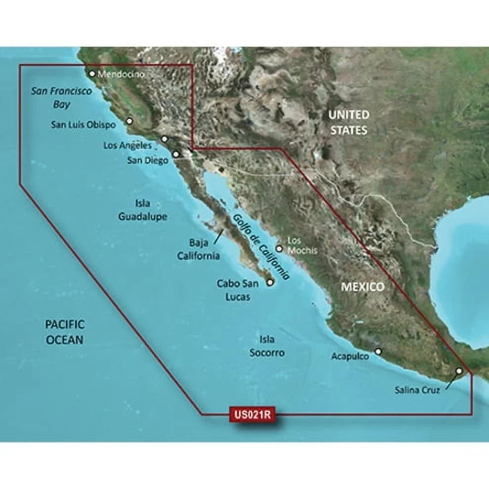 Garmin HUSize021R, California-Mexico