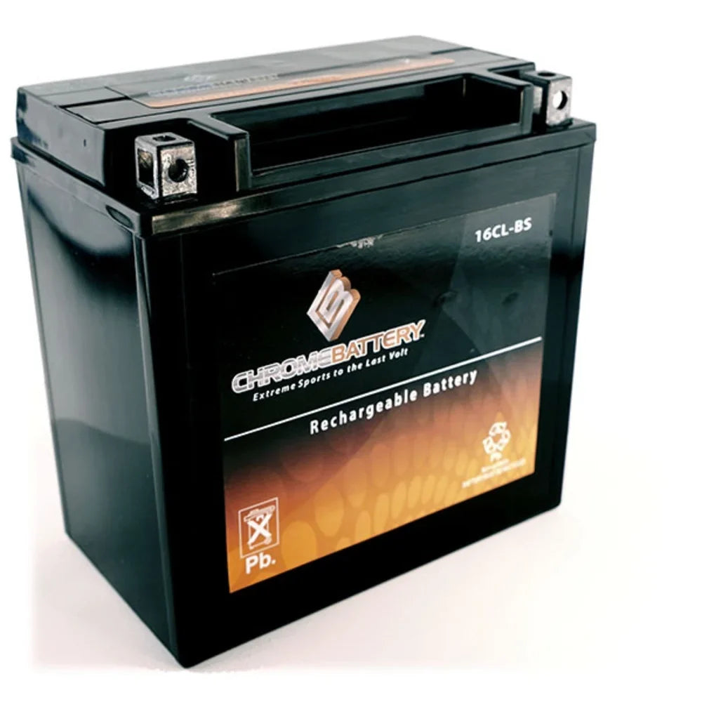Chrome Battery Yb16cl-bs Jet Sizeki Battery for Kawasaki Js650 Sizex Cc 87-'95