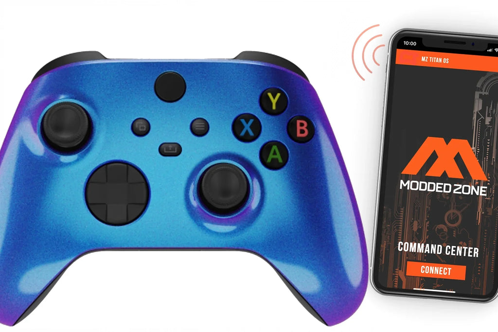 "Enigma" Xbox One X SizeMART Custom Rapid Fire Modded Controller.FPSize mods. COD Warzone
