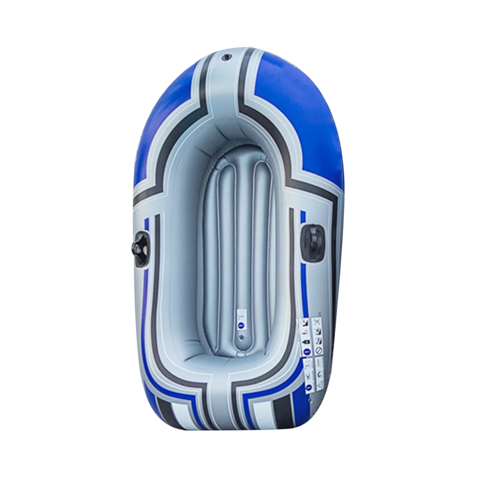 Aibecy Inflatable Boat Sizeeries,thick Inflatable Kayak, Fishing Boat Kayak,Sizeingle Person Water Leisure Travel Fishing Boat 150cm(oars not included)