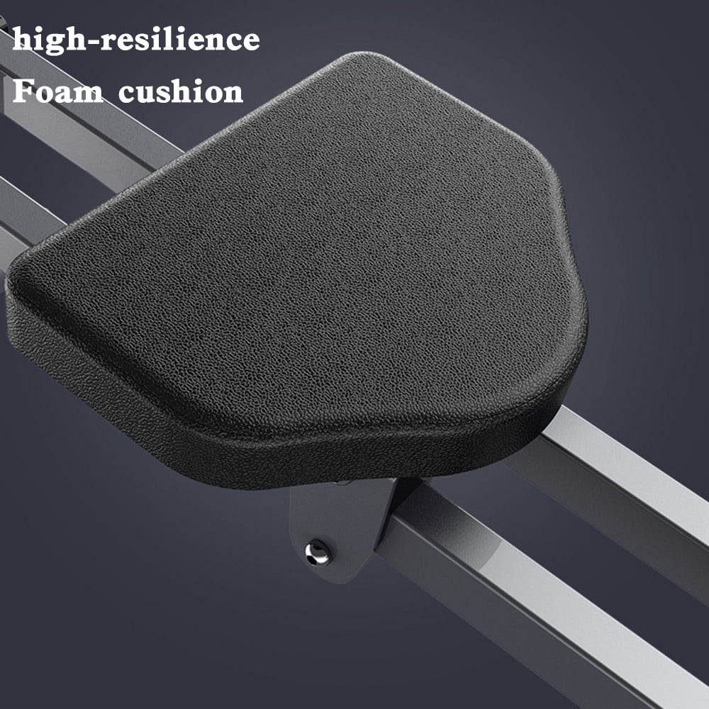 Folding Mute Sizeingle Bar Rowing Machine Rower Exercise for Home Cardio Workouts