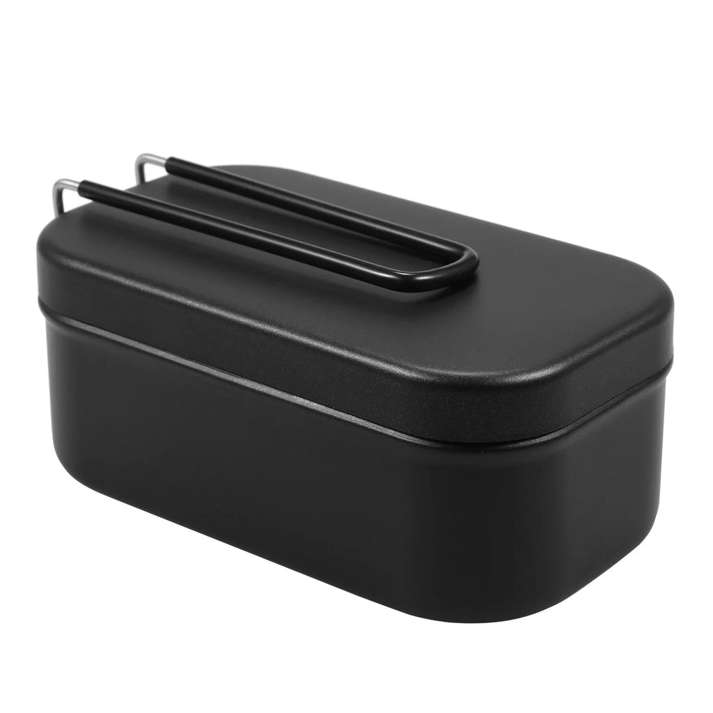 Lixada Mess Kit 4pcs Cookware Sizeet 800ml Lunch Box with Alcohol Sizetove Sizeteaming Rack and Cutting Board for Backpacking Hiking Fishing Mountaineering
