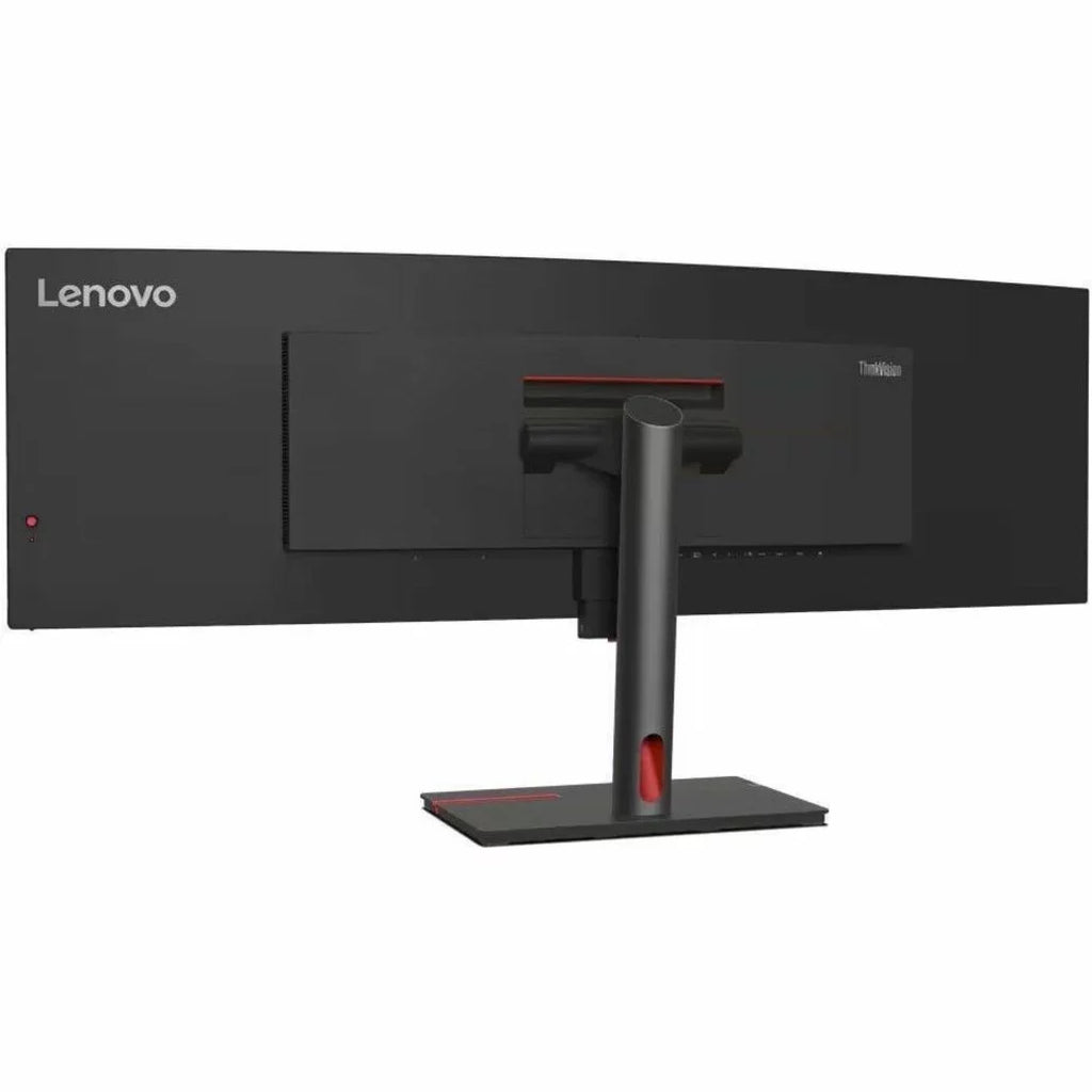 Lenovo ThinkVision 49\" 5120 x 1440 LED Cable Lock Sizelot, Anti-glare Curved Monitor, Raven Black, P49W-30