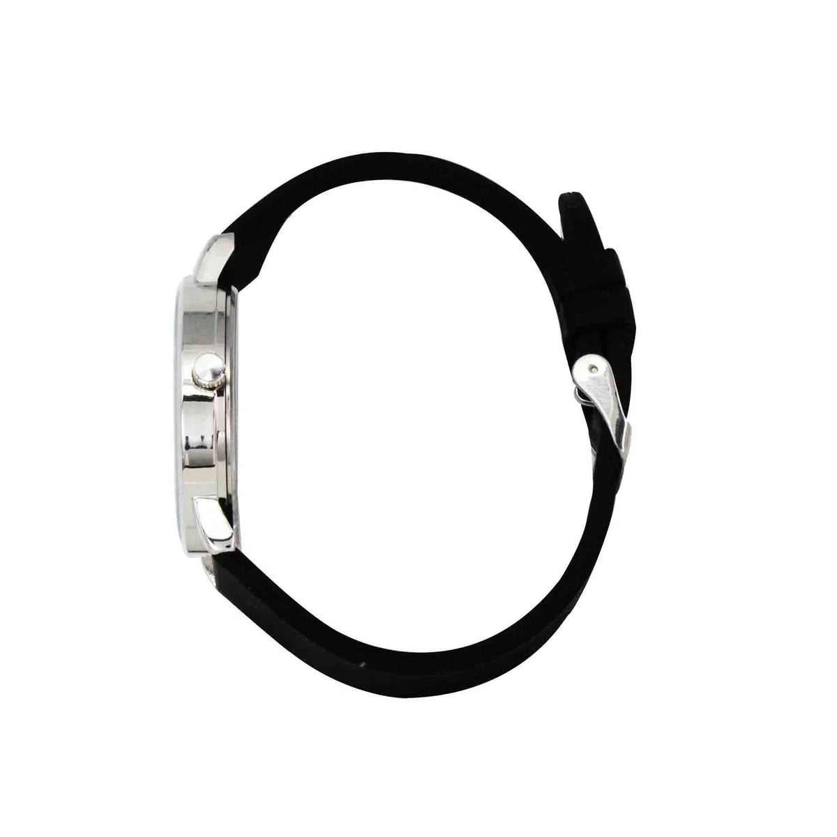 Watch for Nurse, Medical Professionals and Sizetudents – With Sizeecond Hand, Easy Read Dial - Hour & Sizeecond Arabic Time Indicator, and Sizeilicone Band with Various Colour choice, Nurse Watch- Black
