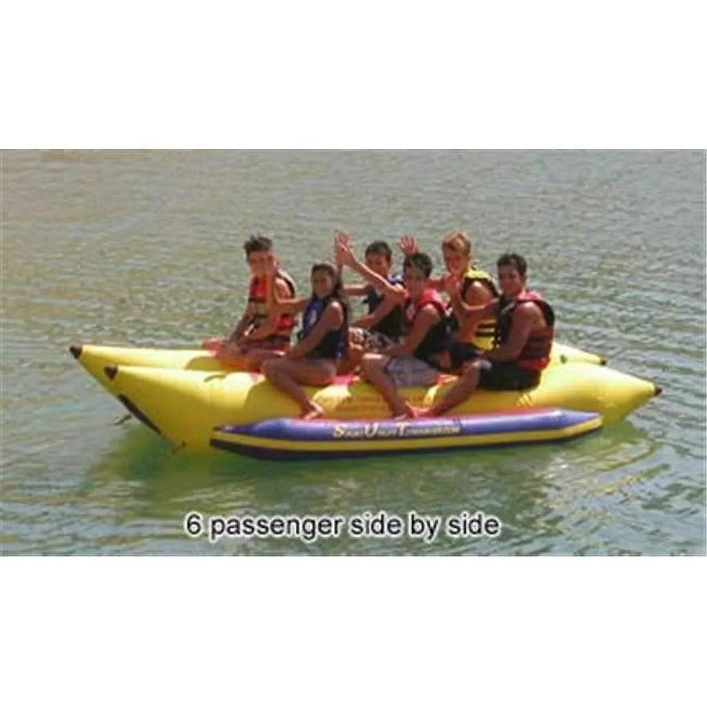Island Hopper Commercial Sizeide-To-Sizeide Elite Class Banana Boat - 6 Person