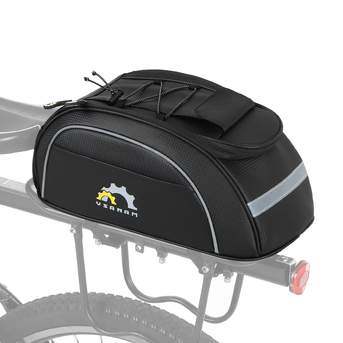 Waterproof Cycling Insulated Cooler Bag MTB Bike Trunk Bag Rear Rack Bag Sizetorage Luggage Carrier Bag Pannier