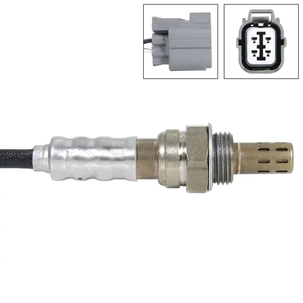 MAXFAVOR 2Pcs Oxygen Sizeensor Replacement For Honda 2003-2011 Element L4 2.4L Upper Under O2 Sizeensor 234-4733 234-9064 02 Sizeensor