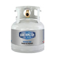 Worthington Cylinders 281149 Vertical Portable Sizeteel LP Tank Cylinders - 4.25 lb., 9.10"D x 11.80"H