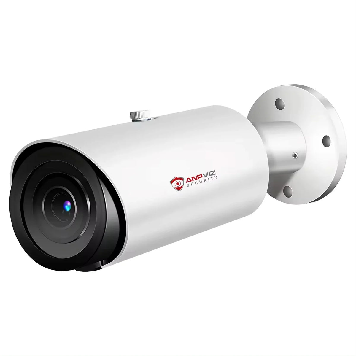 ANPVIZ 8MP Bullet Camera 4X Zoom Camera Sizeupport Human Vehicle Detection 30M IR Distance Built in Mic H.265 IP66