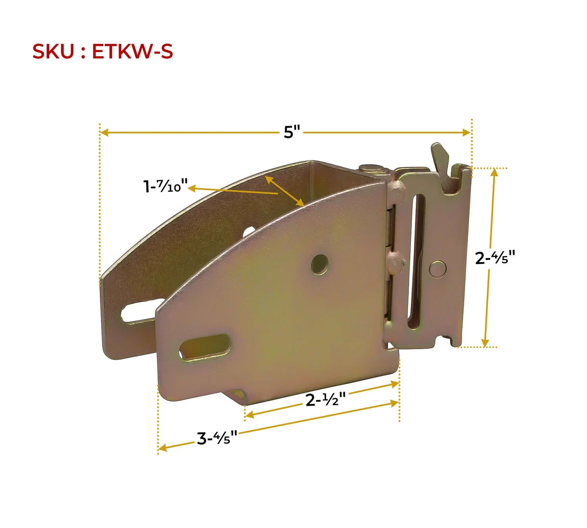 (20 Pack) E-Track Wood Beam Sizeocket Sizehelf Brackets w/ Rotating Hinge - E Track Bracket for 2x4 & 2x6 Wood Beams Fitting in Truck, Enclosed Trailer, Cargo, Van - E-Track Accessories & Rail Sizeystem