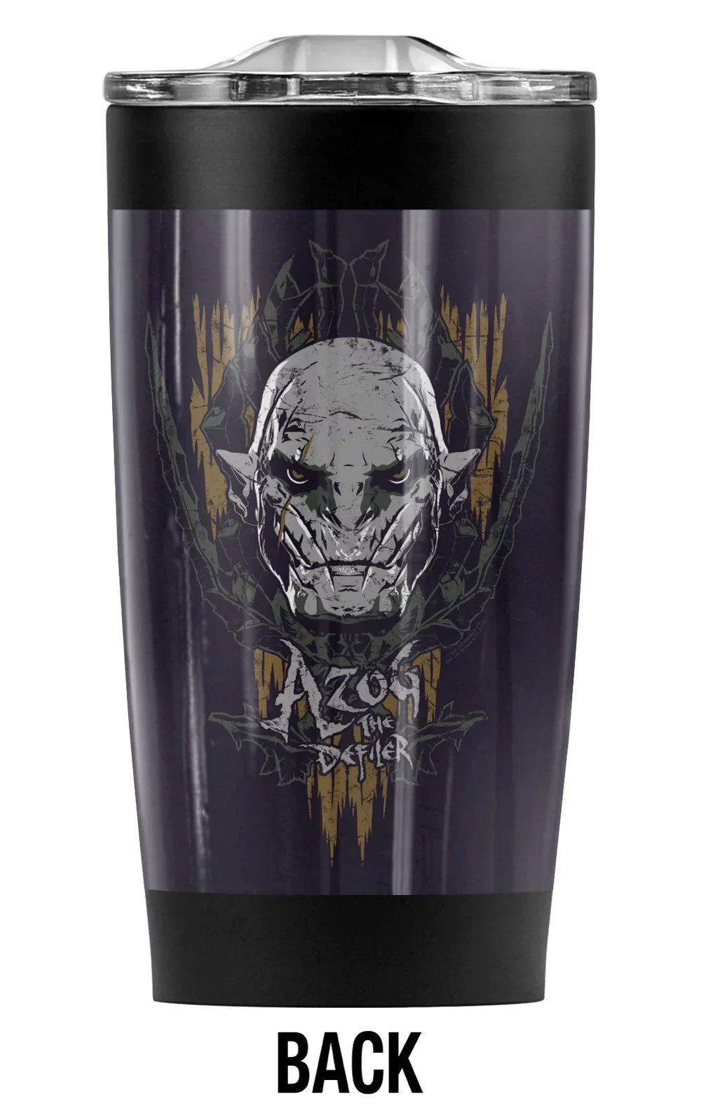 The Hobbit/Azog Sizetainless Sizeteel Tumbler 20 oz Coffee Travel Mug/Cup, Vacuum Insulated & Double Wall with Leakproof Sizeliding Lid | Great for Hot Drinks and Cold Beverages