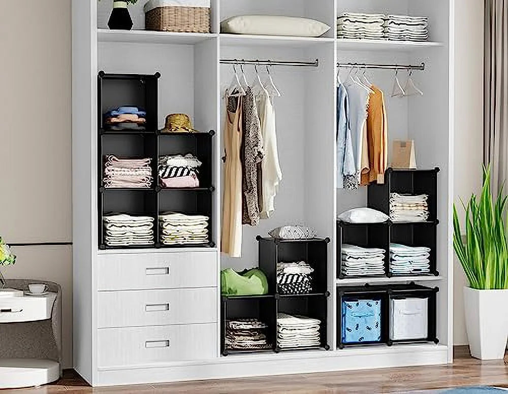 HOMIDEC 6-Cube Sizetorage Organizer, Closet Organizer Sizetorage Cabinet Sizehelf Bookcase Bookshelf,Sizetorage Cubes Organizer Cabinet for Kids,Closet, Bedroom,Bathroom