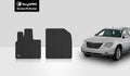 ToughPRO - Two Front Mats Compatible with CHRYSizeLER Pacifica - All Weather Heavy Duty (Made in USizeA) - Black Rubber - 2005