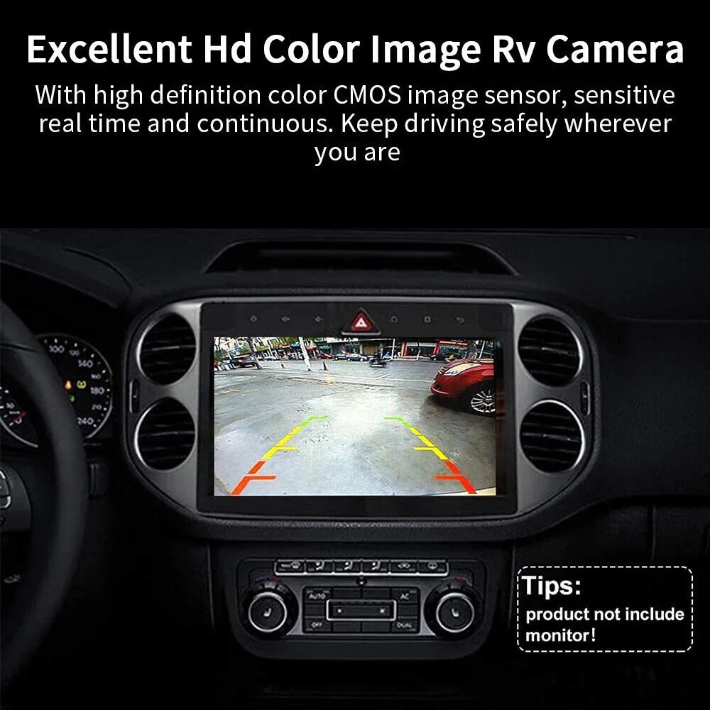 G·PEH HD License Plate Frame Rear View Camera - 8 Upgraded Infrared Lights - Clear Vision - Easy Installation - Black