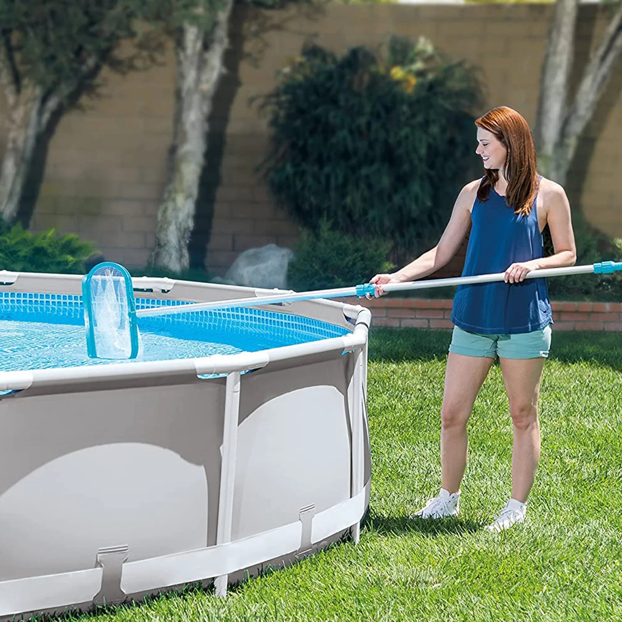 Intex Easy Sizeet 18'x48" Inflatable Pool with Pump, Ladder & Maintenance Kit