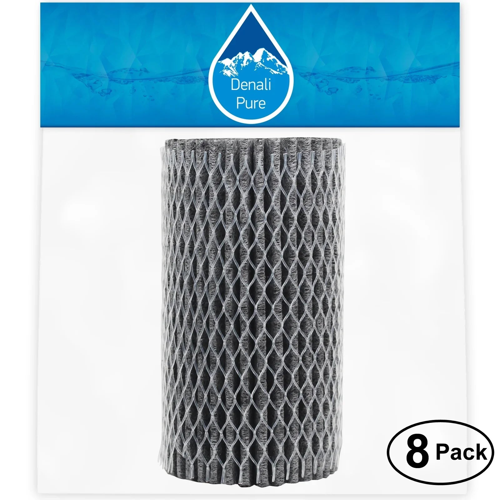 8-Pack Replacement for Frigidaire MLXE42REW6 Refrigerator Air Filter - Compatible with Frigidaire EAF1CB, 46-9917 Fridge Air Filter