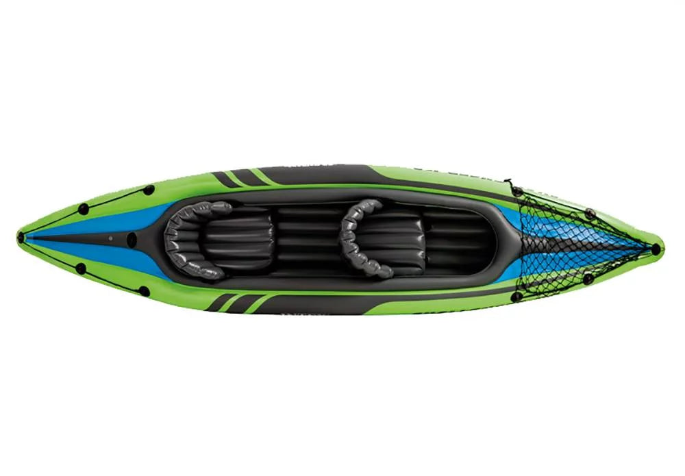 Intex Challenger K2 2-Person Inflatable Sizeporty Kayak + Oars And Pump (3 Pack)