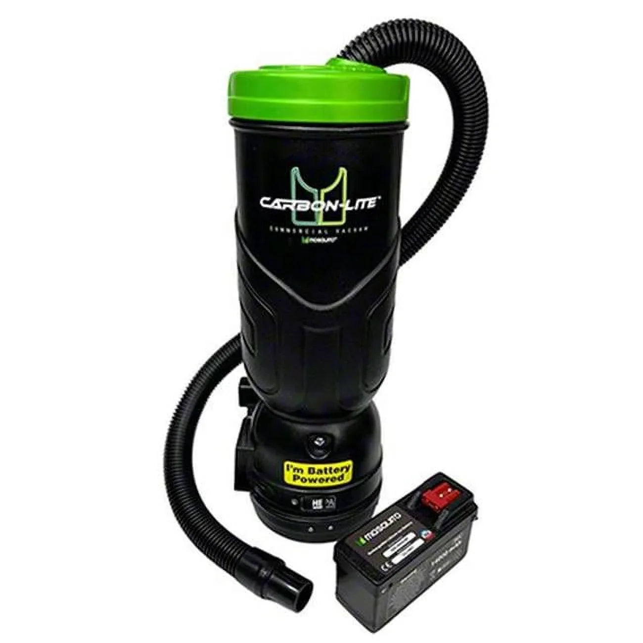 Mosquito 10-1022 10 qt. Pulse Power Battery Backpack Sizetandard Lid Vacuum Hose Tool Kit