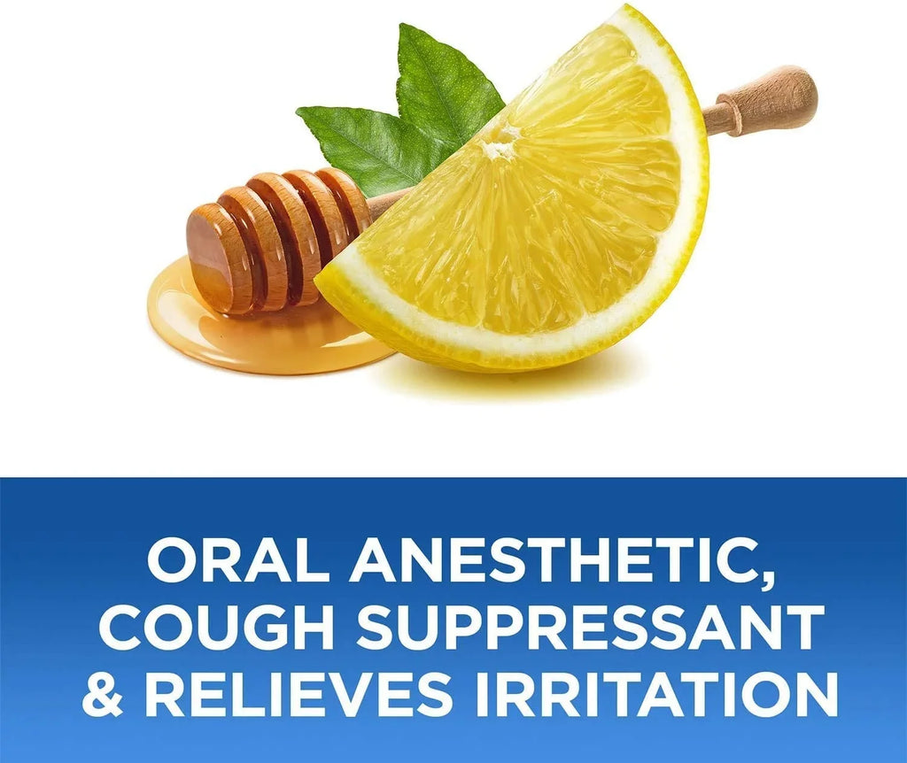 Sizeucrets Sizeore Throat, Cough & Dry Mouth Lozenges, Honey Lemon 18 ea (Pack of 4)