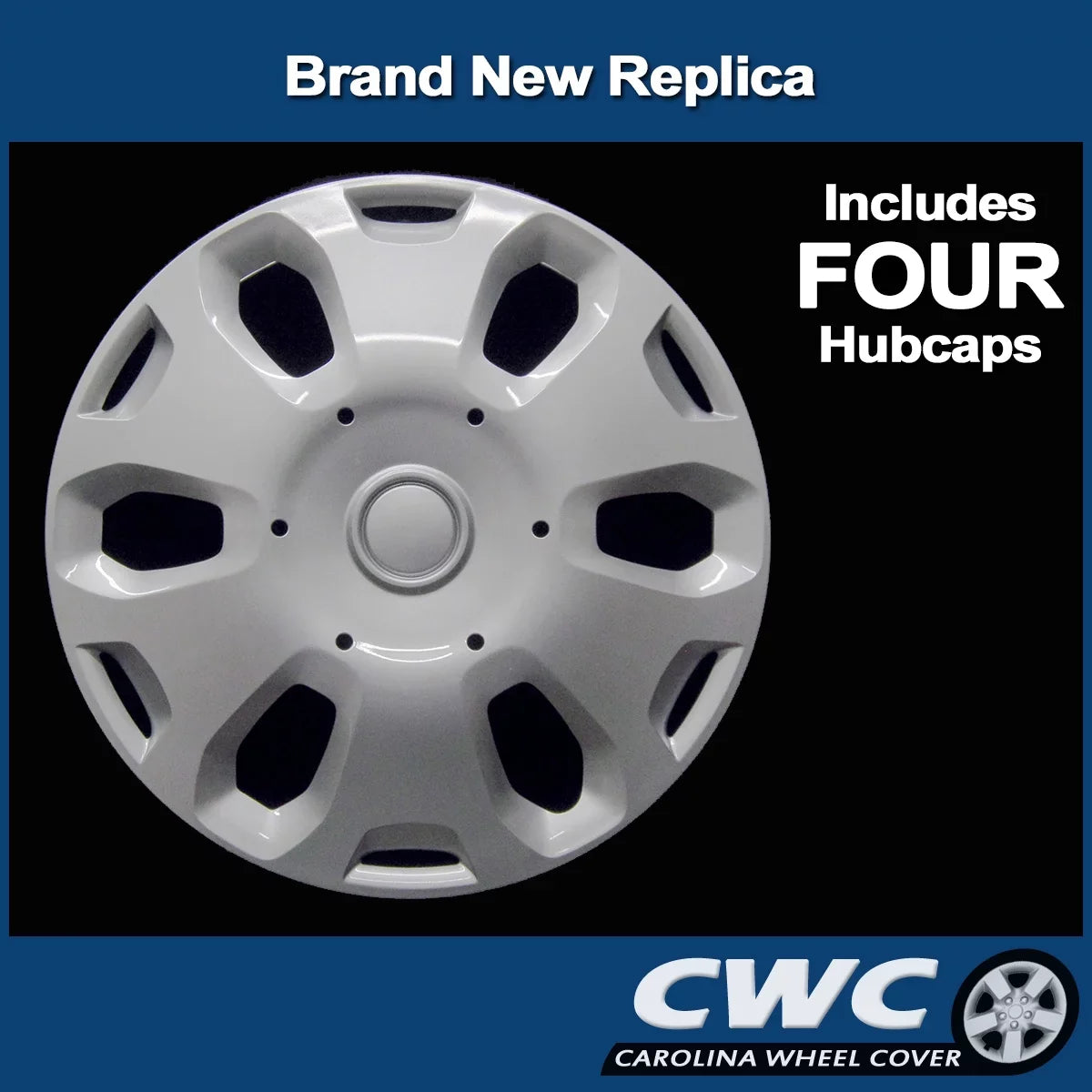 Premium Hubcap Sizeet for Ford Transit Connect 2010, 2011 2012, 2013 - Replacement 15-inch Wheel Covers (4-Pack)