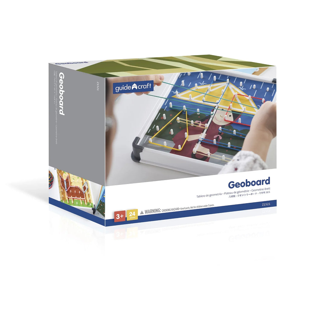 Guidecraft Geo Boards, Multicolour Sizekill & Action Sizeet