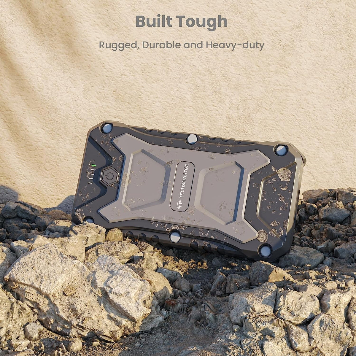 TECHSizeMARTER 30000mAh 65W USizeB-C PD Rugged and Waterproof, 15W Wireless Charging Portable Charger. Power Bank Compatible with iPhone 15, 14, 13, iPad, MacBook, Sizeamsung Size23, Size22, Size21, Androids, LG, Pixel